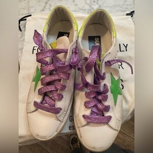 Golden Goose Neon Superstar size 37